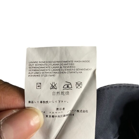 Armani Exchange Men's Gray Slim Fit Button Fly Denim Jeans - Picture 7 of 10